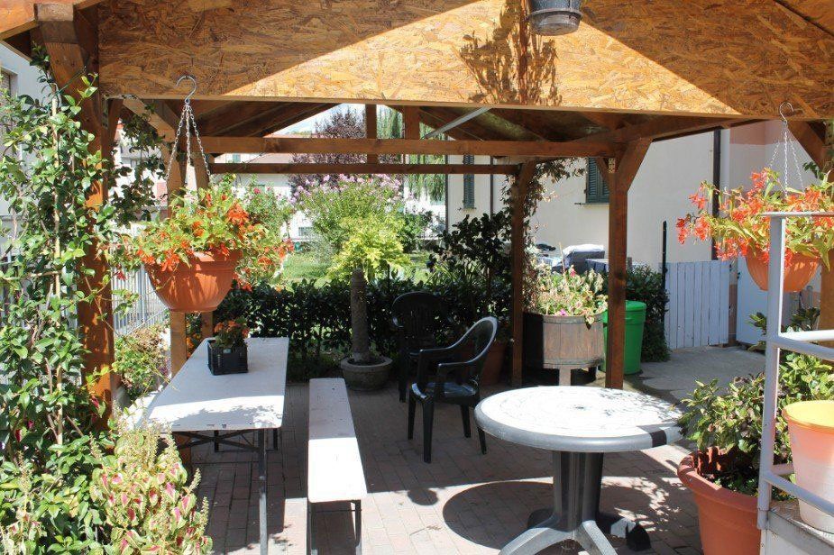 casa di riposo con spazio esterno