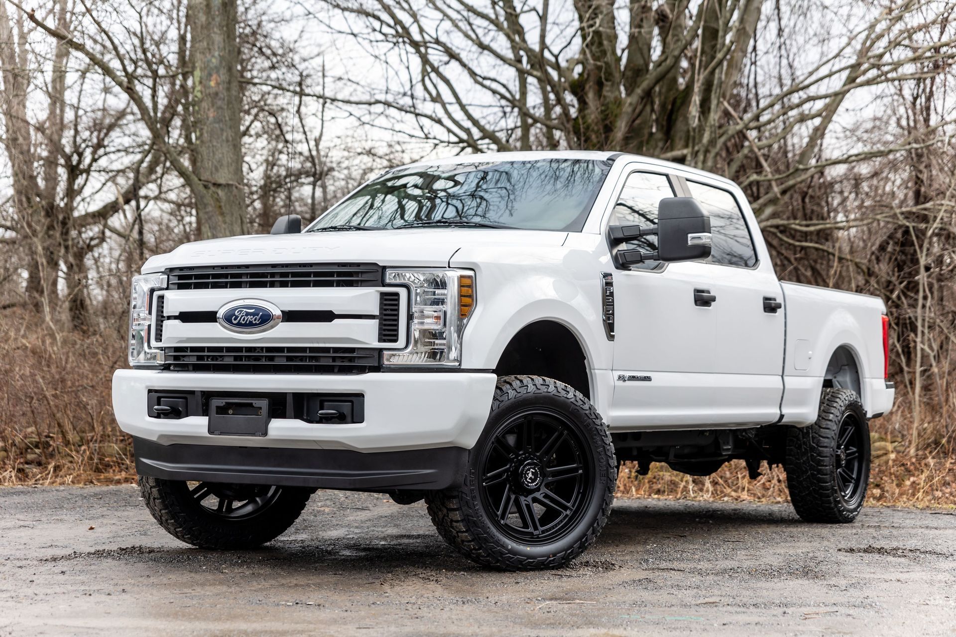 glossy black f-250 front quarter panel