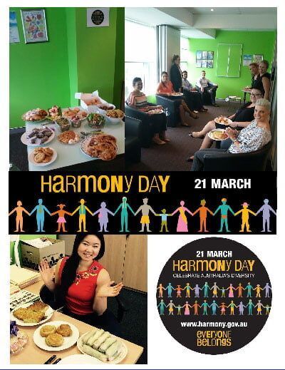 Harmony day is being celebrated on march 21