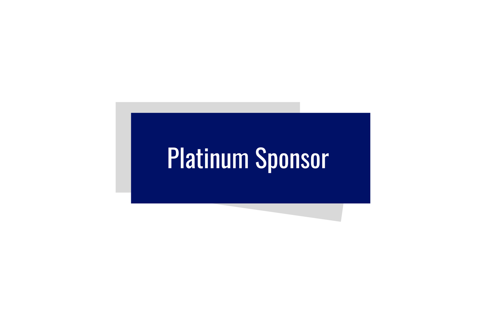 Platinum Sponsor