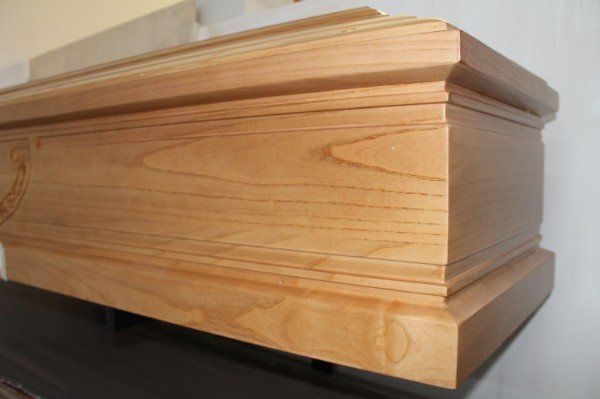 Cofano funebre rettangolare