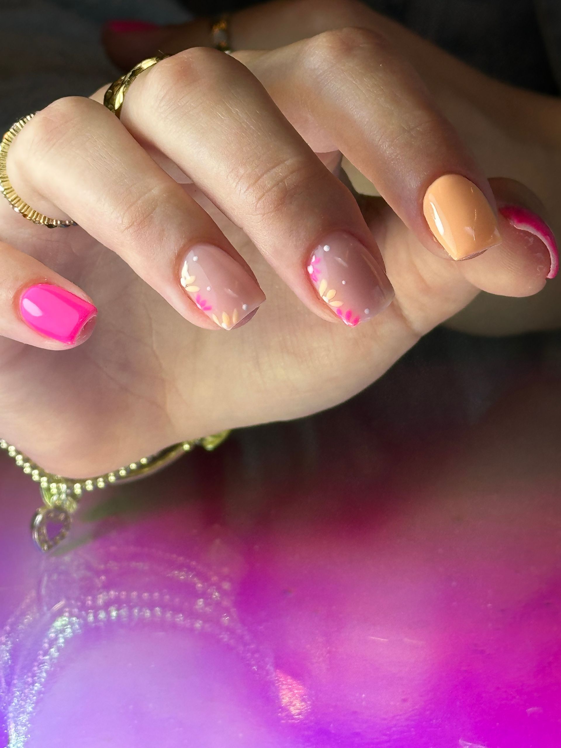 Bisbe sterke nagels zomers kleuren