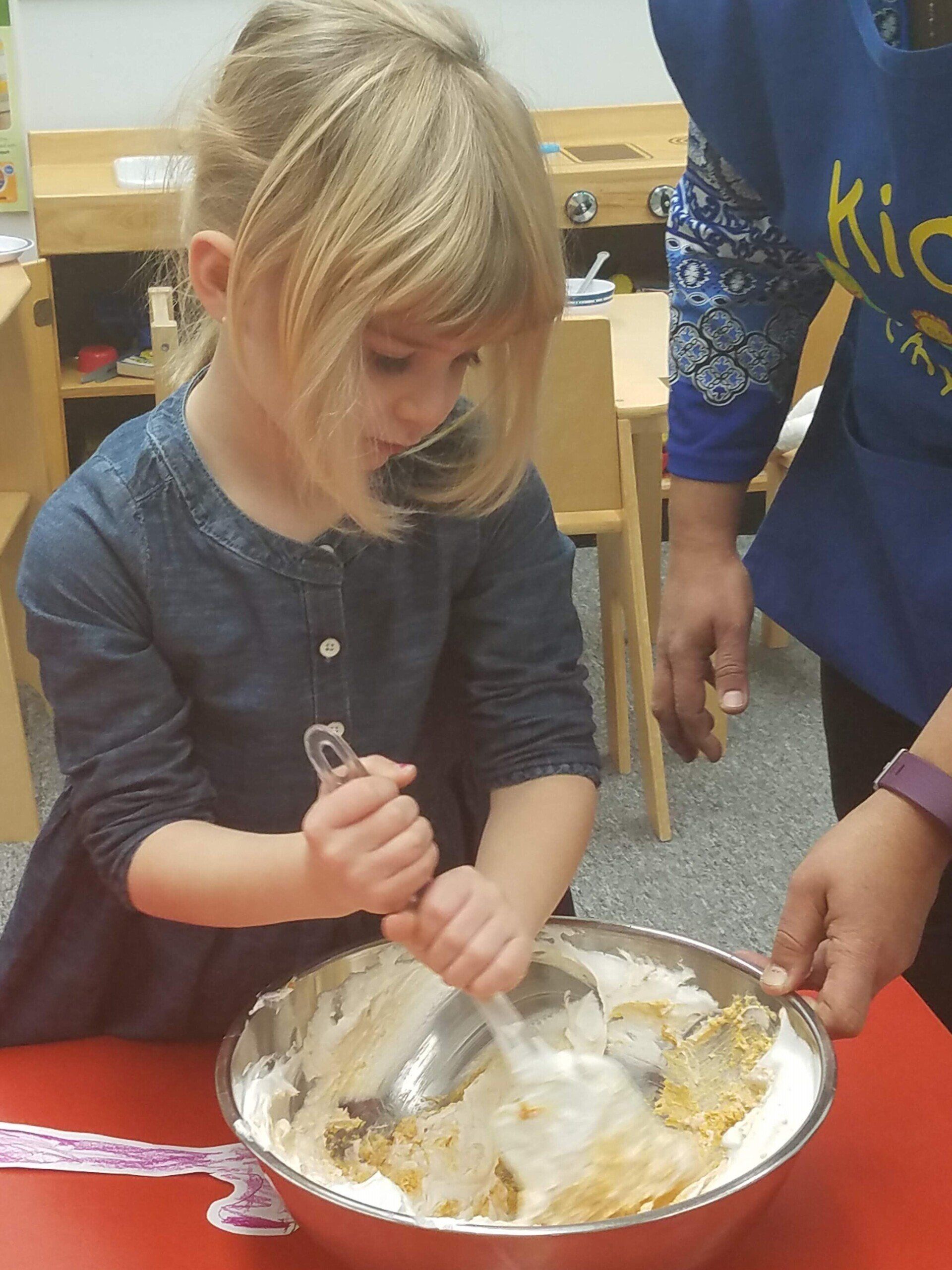 Kid Mixing Bowl — Parsippany, NJ — Carousel Of Learning, Early Learning Center & Child Care