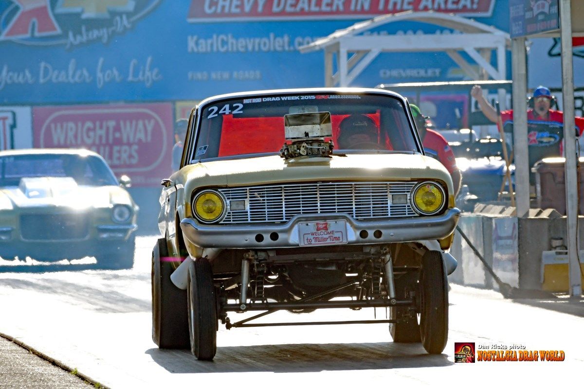 A car with the number 242 on the front of it