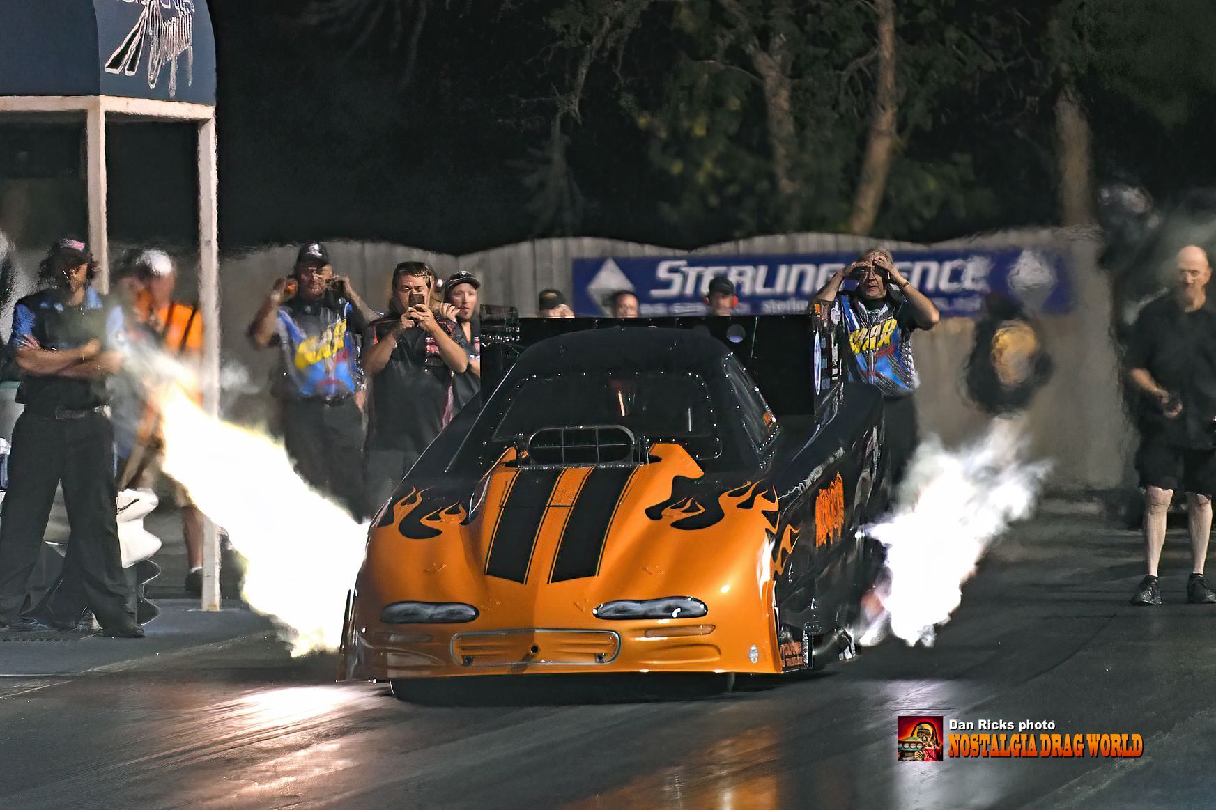 A race car with the number 11 on it