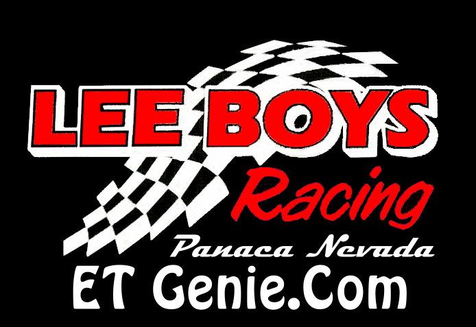 A logo for lee boys racing panaca nevada
