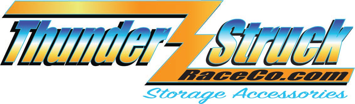 The logo for thunder truck race co.com is shown