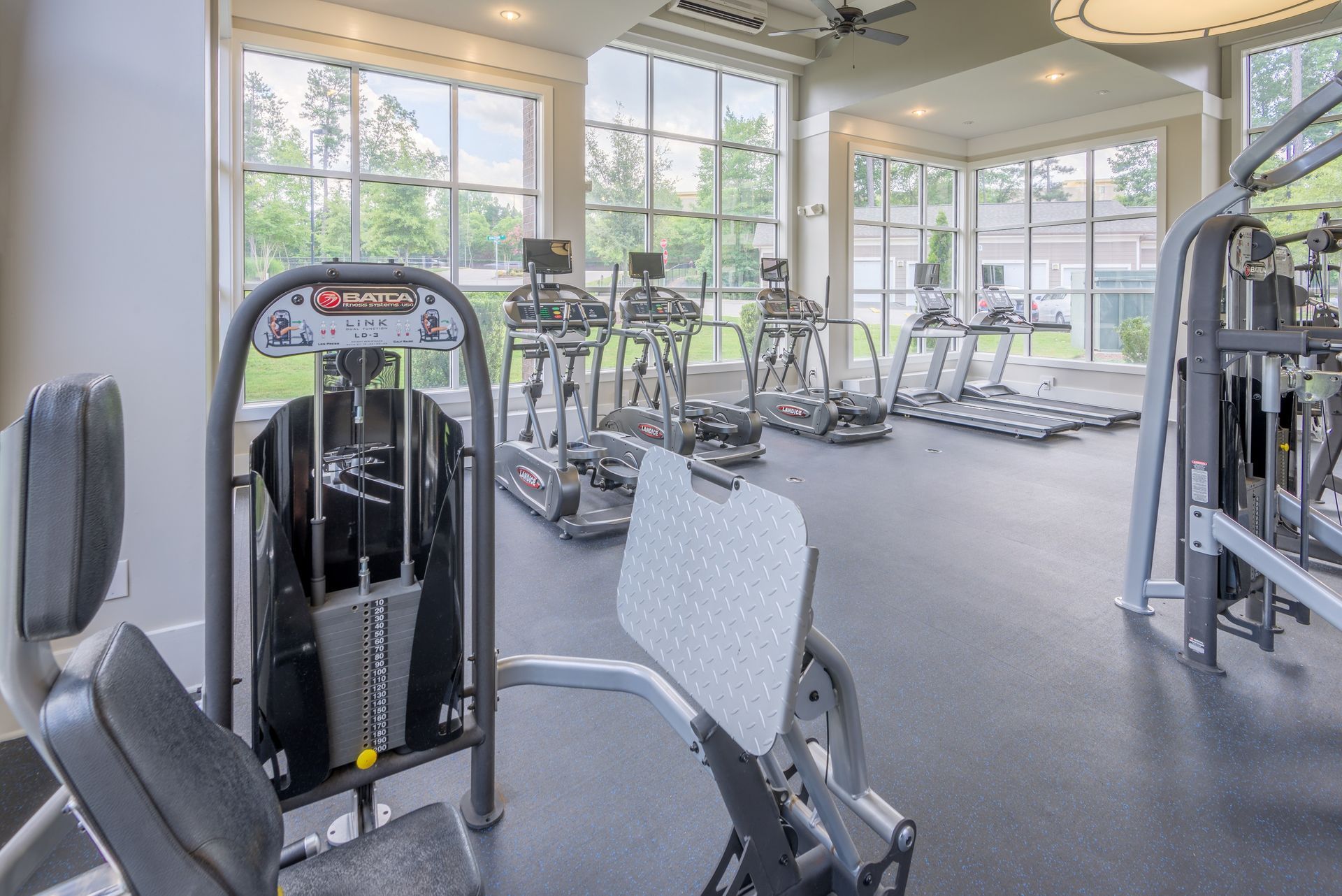 fitness center.