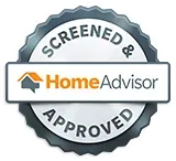 Home Advisor Screen & Approved Logo