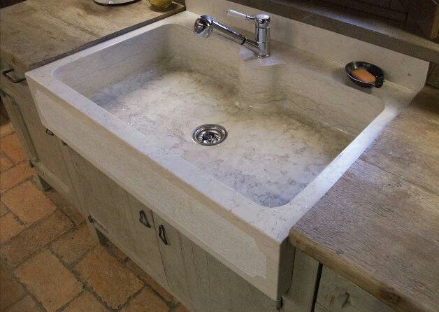 realizzazione lavabo in marmo