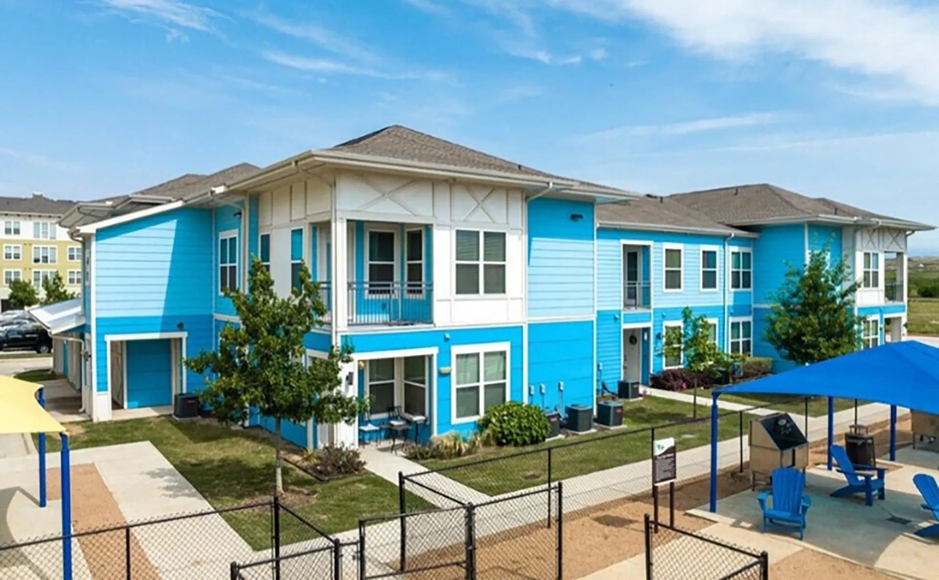 Exterior at Hebron 121 Station in Lewisville, TX.