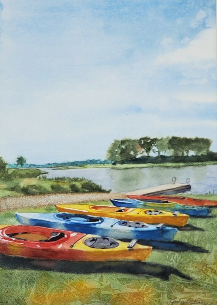 Taking a Rest by Judy DeBoer