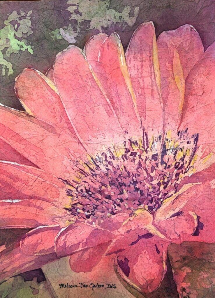 Rood Madeliefje by Melissa Egdom