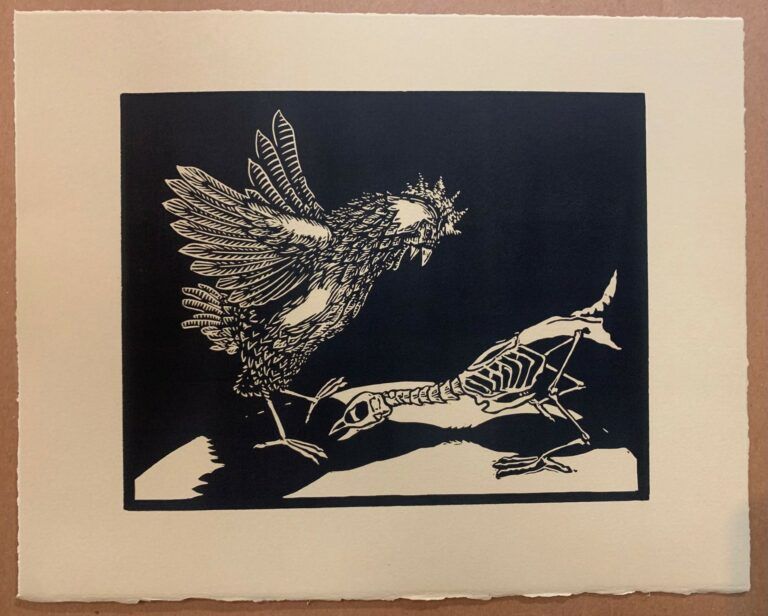 Chicken Danse Macabre by Derek Buckley