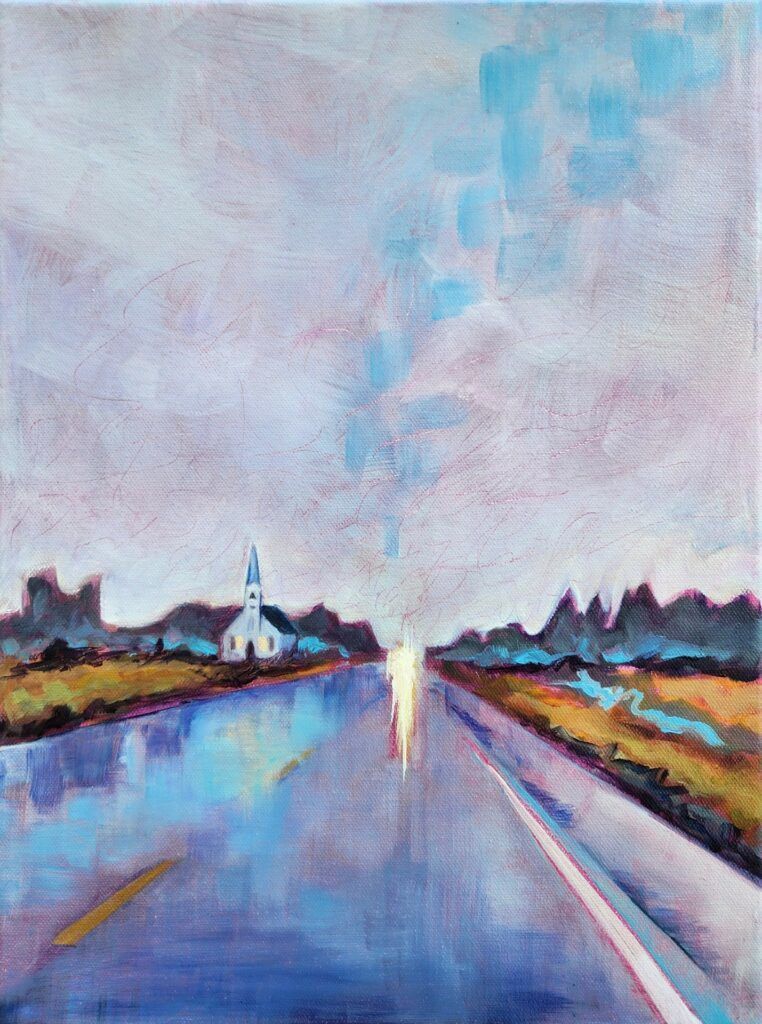 Winter Rains, Highway 44 by Jennifer Kuipers