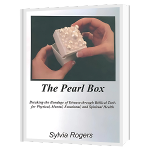 Book cover: hands opening a box of pearls. Title: The Pearl Box. Author: Sylvia Rogers.