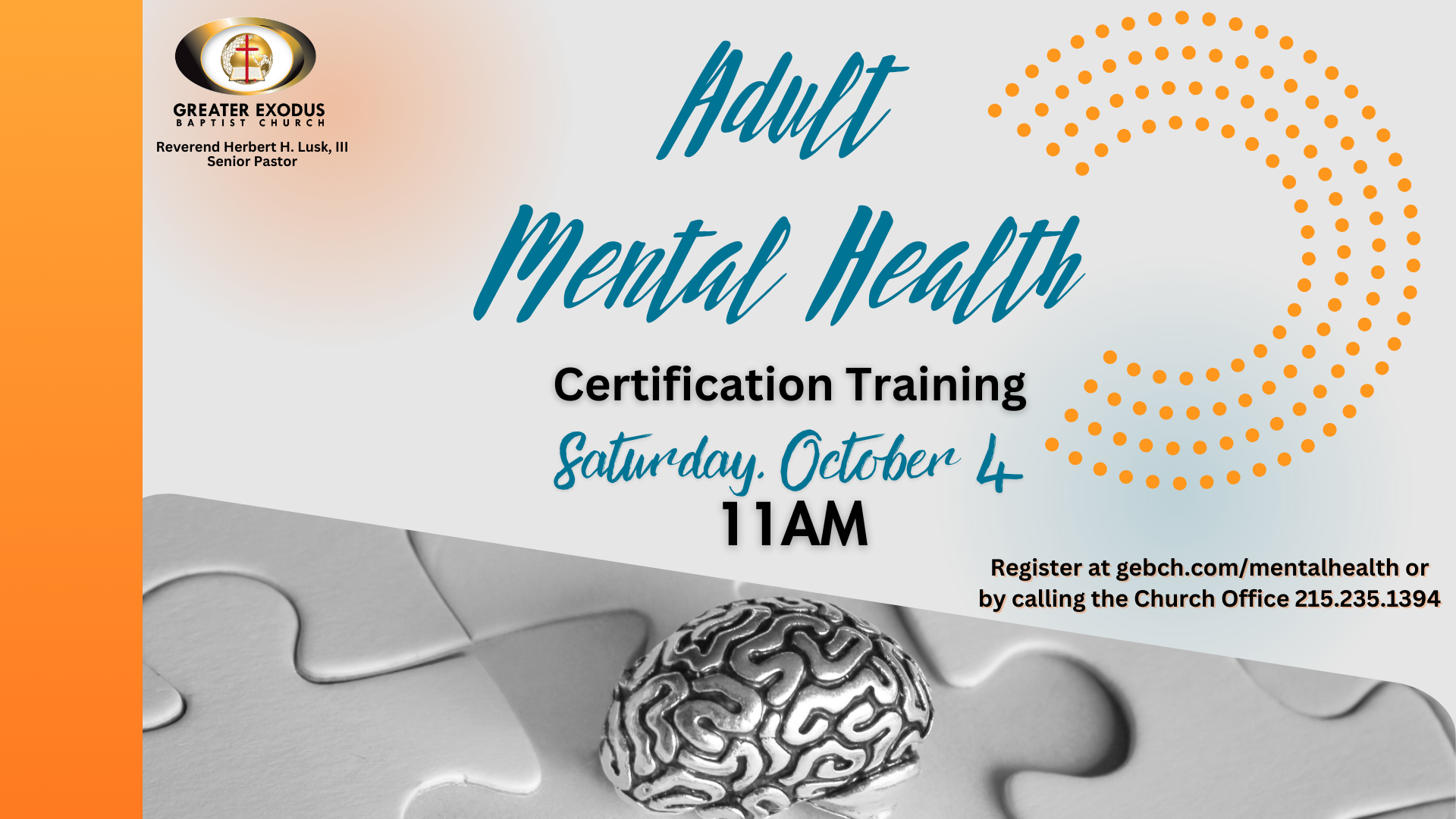 Join us for an impactful certification training designed to empower adults with the tools and knowle