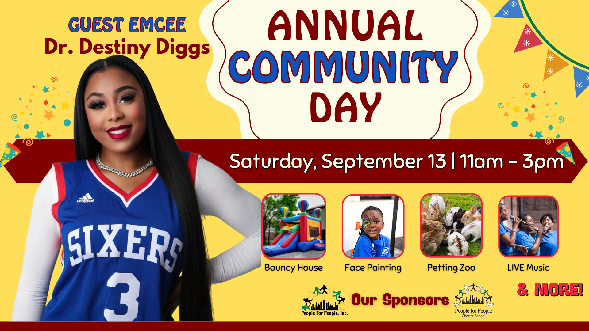 Mark your calendars for our Annual Community Day! Saturday, September 13 - 11am - 3pm