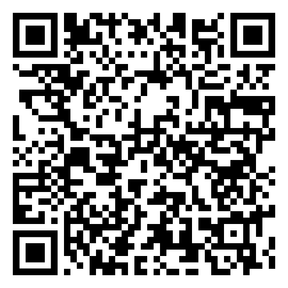 Ein schwarz-weißer QR-Code auf weißem Hintergrund.