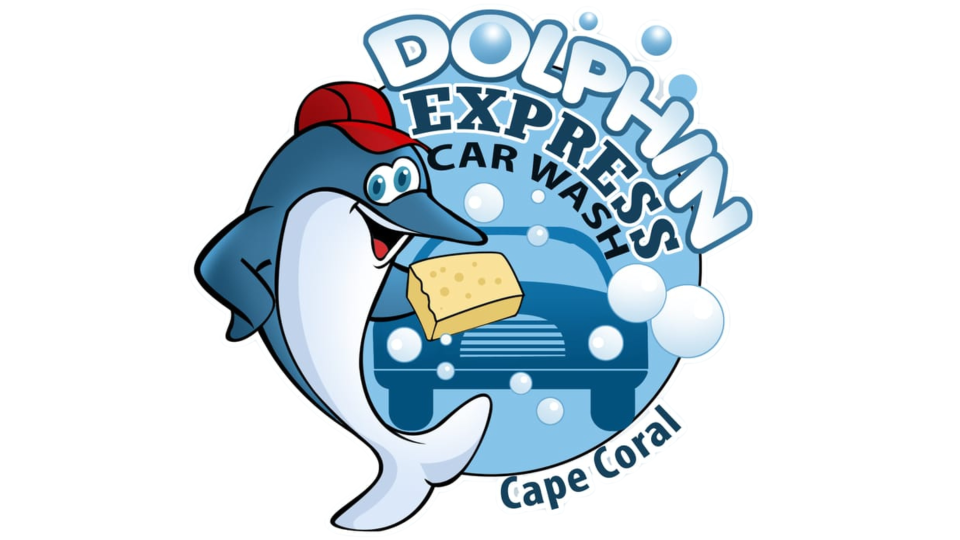 DOLPHIN EXPRESS CAR WASH Logo