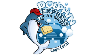 DOLPHIN EXPRESS CAR WASH Logo