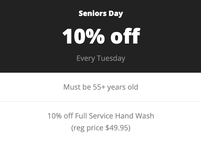 Senior Day Sales