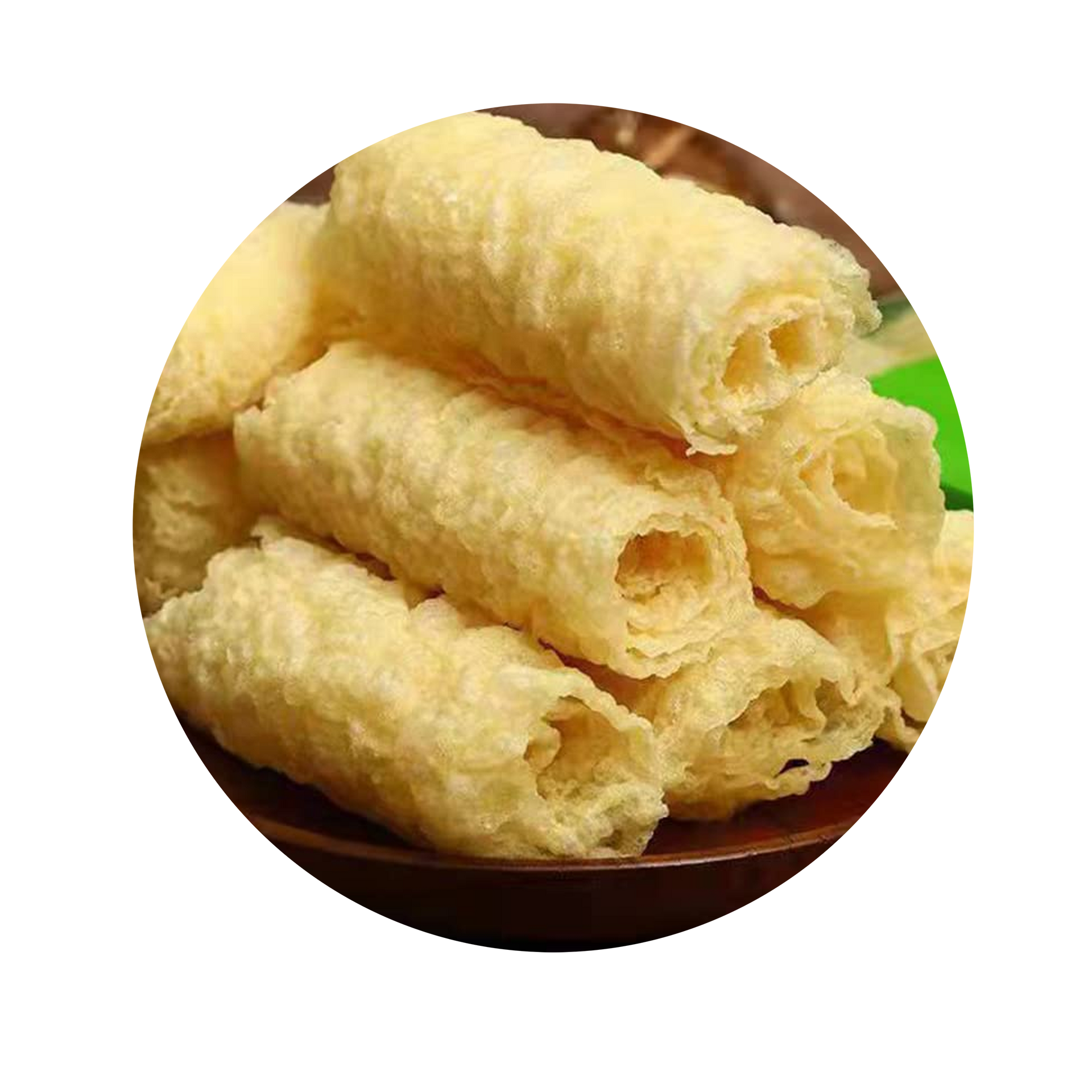 JPOT Japanese hot pot fried beancurd rolls stacked on top of each other