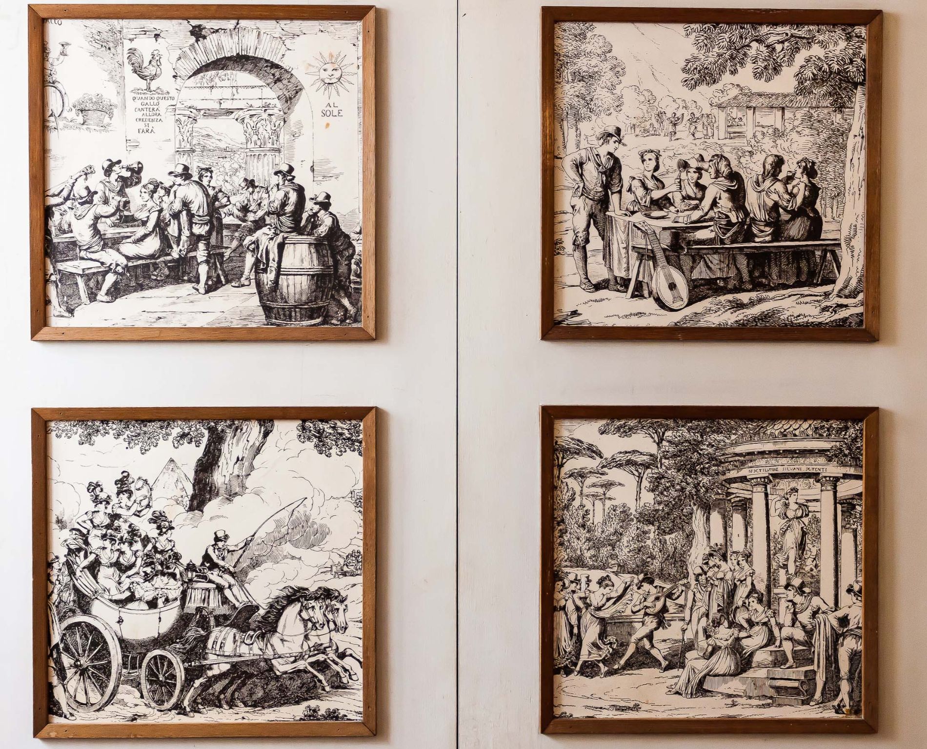 albergo con arredo ottocentesco