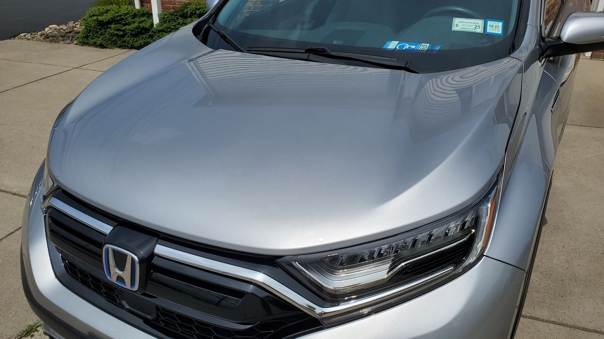 Paint protection film and ceramic coating on a 2021 Honda CRV