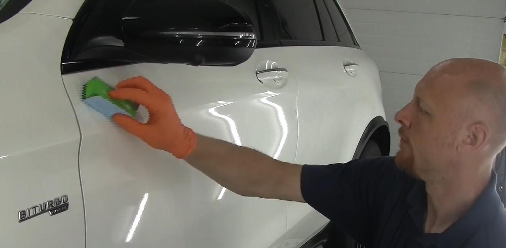 Ceramic Coating application on Mercedes Benz