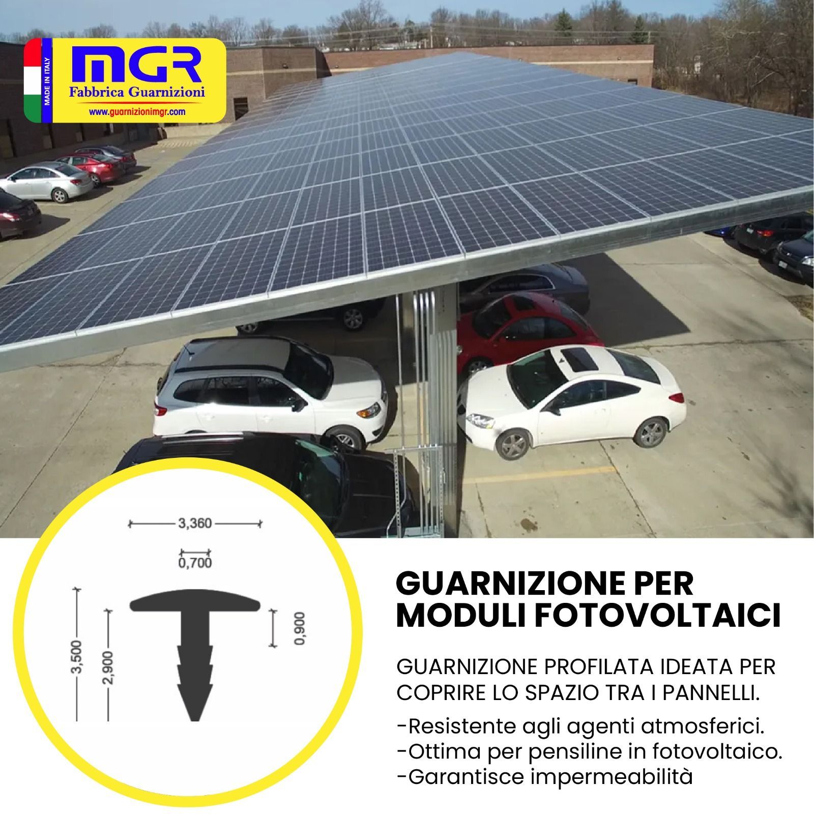 GUARNIZIONI PANNELLI FOTOVOLTAICI