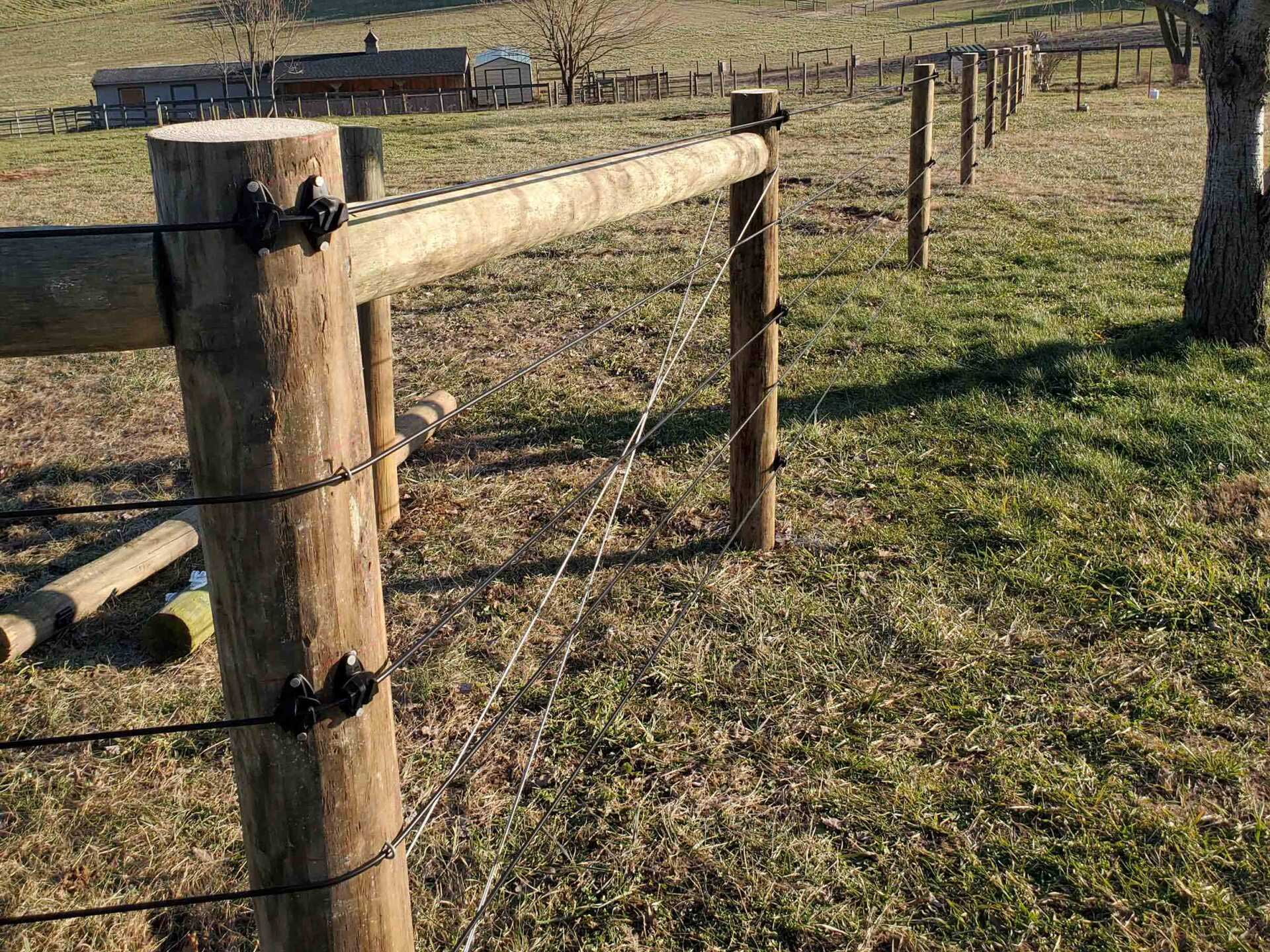 Coated High Tensile Agricultural Fence — Paradise, PA — Fisher’s Fencing