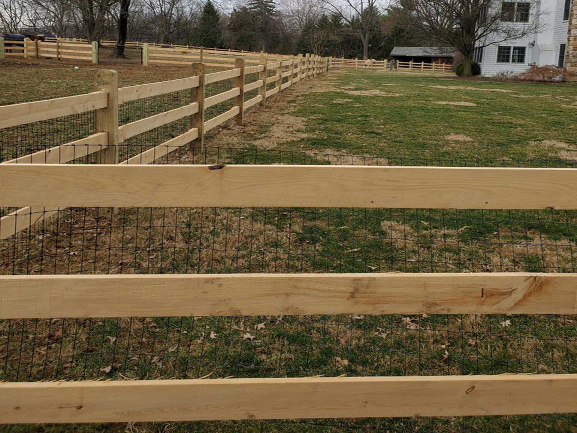 Residential Slip Board Fence — Paradise, PA — Fisher’s Fencing