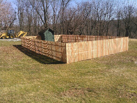 Residential Wood Picket Fence — Paradise, PA — Fisher’s Fencing