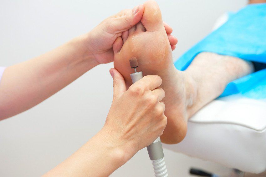 Regular foot care