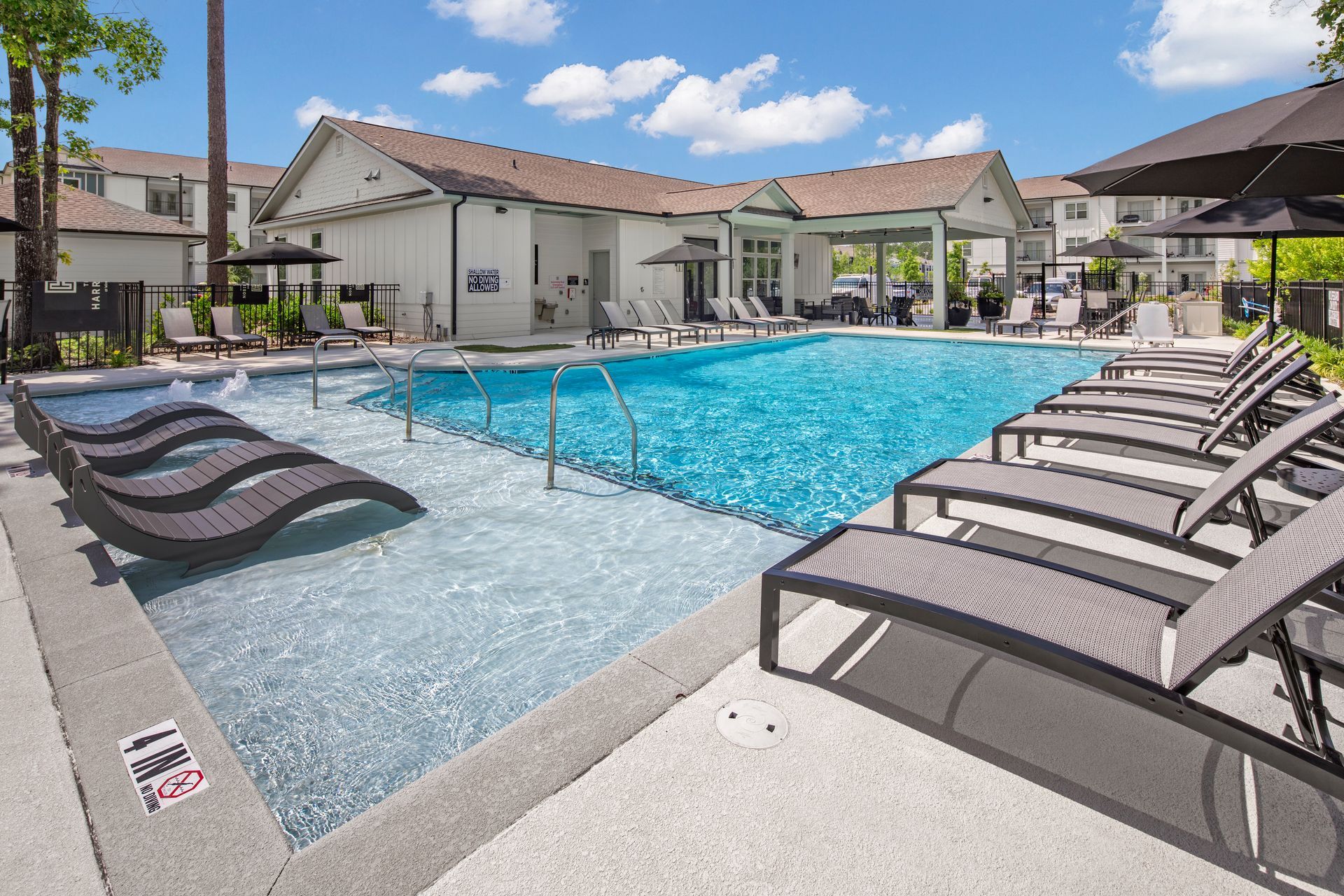 Swimming pool at The Harrison at Windsor Hill in North Charleston, SC.