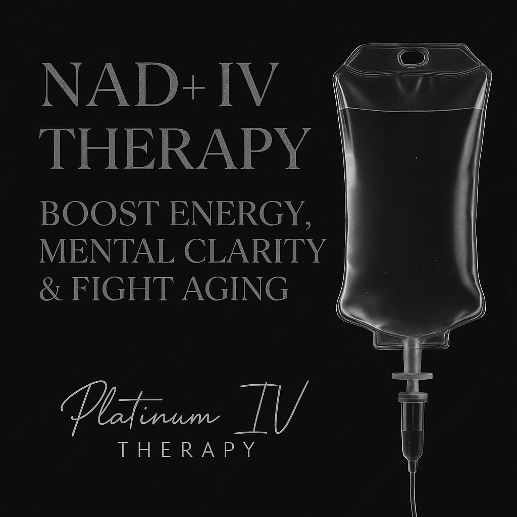 Nad + iv therapy boost energy , mental clarity and fight aging.