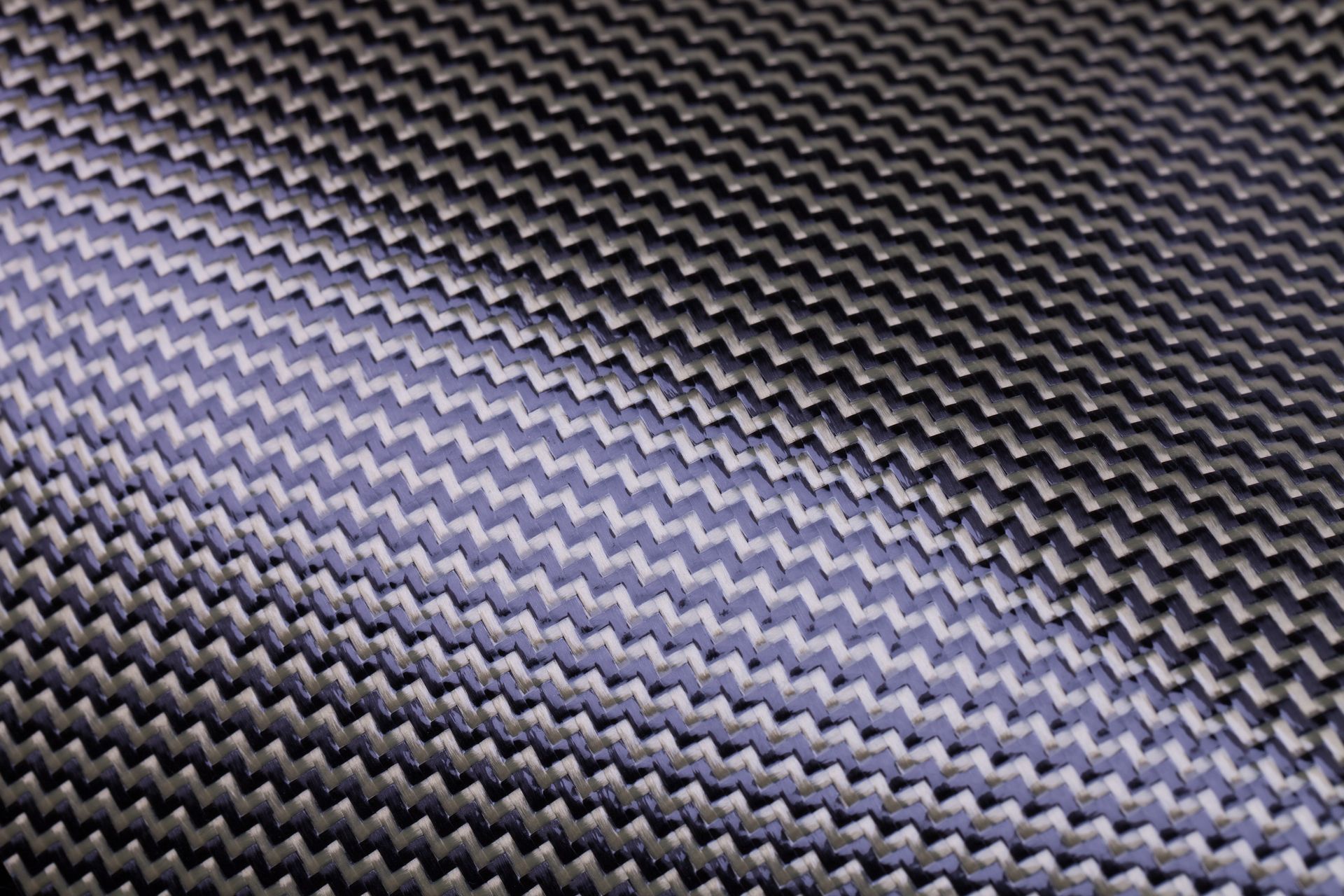 Close-up carbon finish