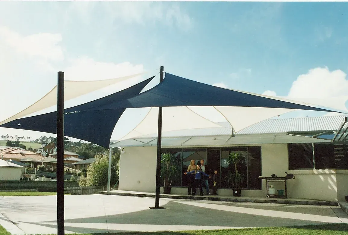 Happy Family Under Shades | Harkaway, VIC | Sundance Shade Structures PTY LTD 