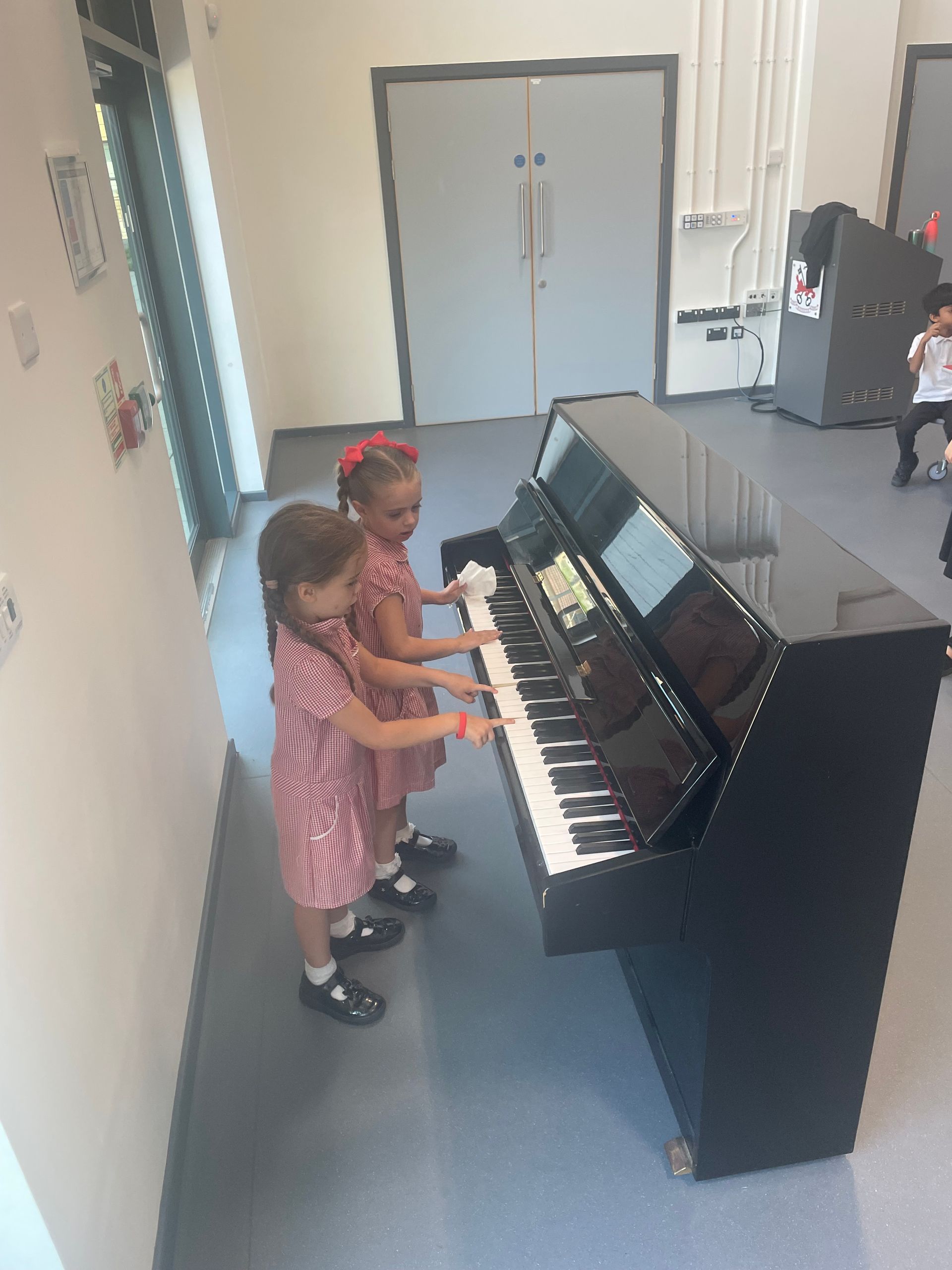 Piano Donation to Lymington Fields Primary School