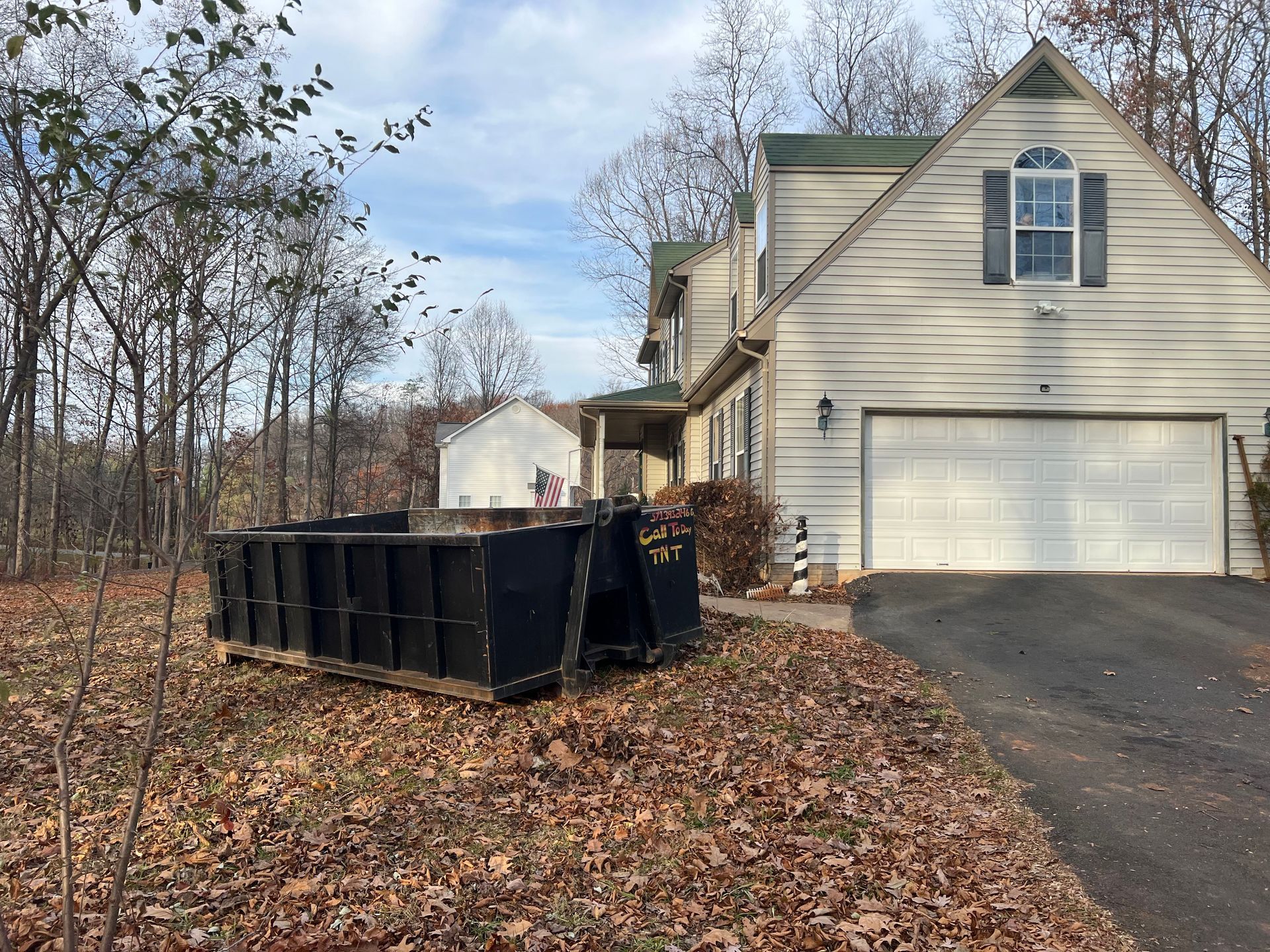 Fall Cleanup Dumpster Rental