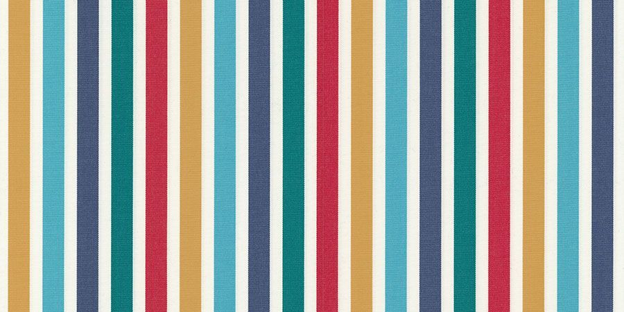 A seamless pattern of colorful stripes on a white background.