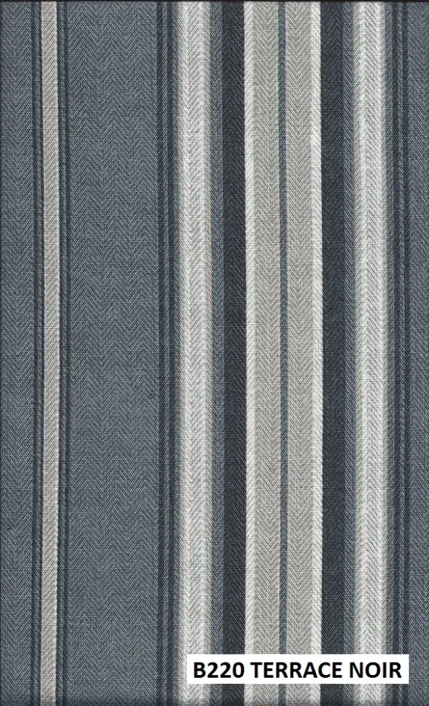 FABRIC CLOSE-UP OF CUSHION COLOR B220 - TERRACE NOIR