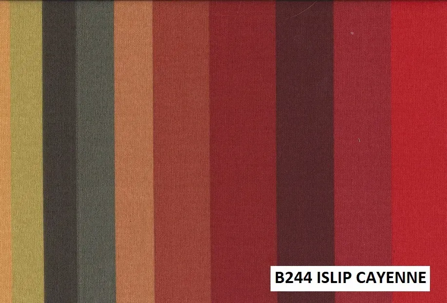 FABRIC CLOSE-UP OF CUSHION COLOR B244 - ISLIP CAYENNE