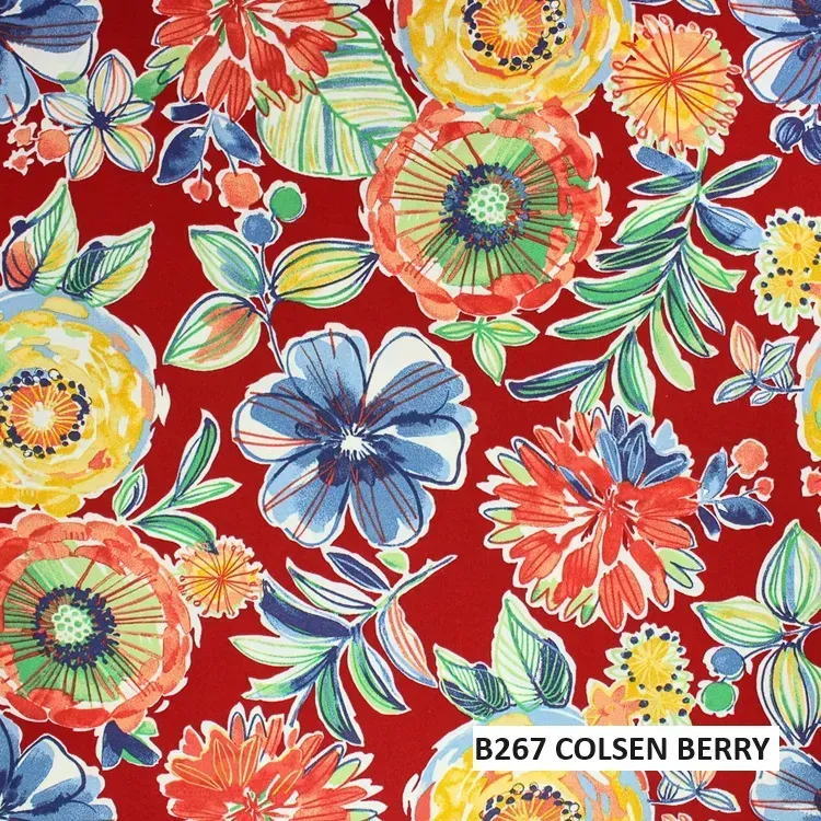 Fabric close-up of cushion color B267 - COLSEN BERRY