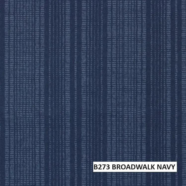 Fabric close-up of cushion color B273 - BOARDWALK NAVY