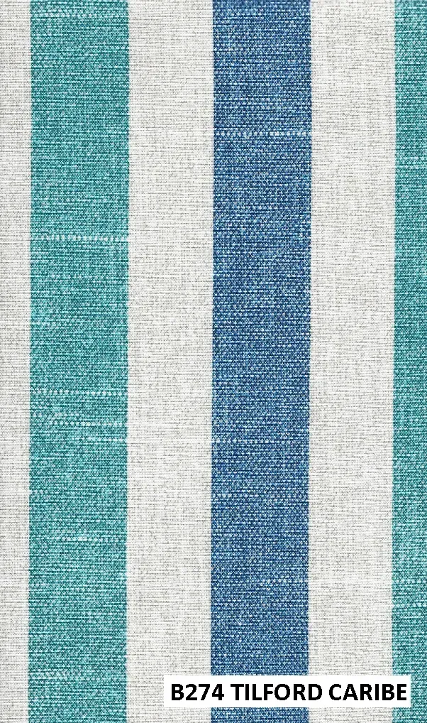 Fabric close-up of cushion color B274 - TILFORD CARIBE