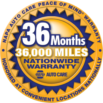 NAPA Auto Care 36 Months / 36,000 Miles Nationwide Warranty | Tveten's Auto Clinic