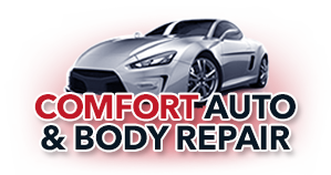 Silver car with text 