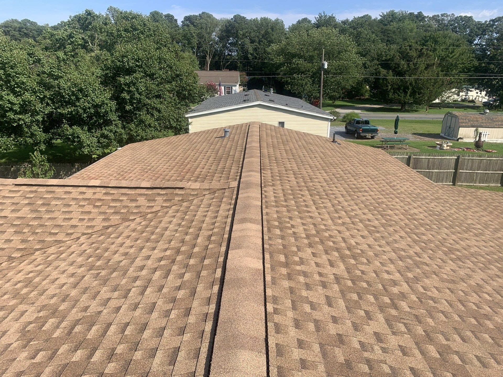 Top View Of Roofing — Millsboro, DE — Alpha Roofing & Siding